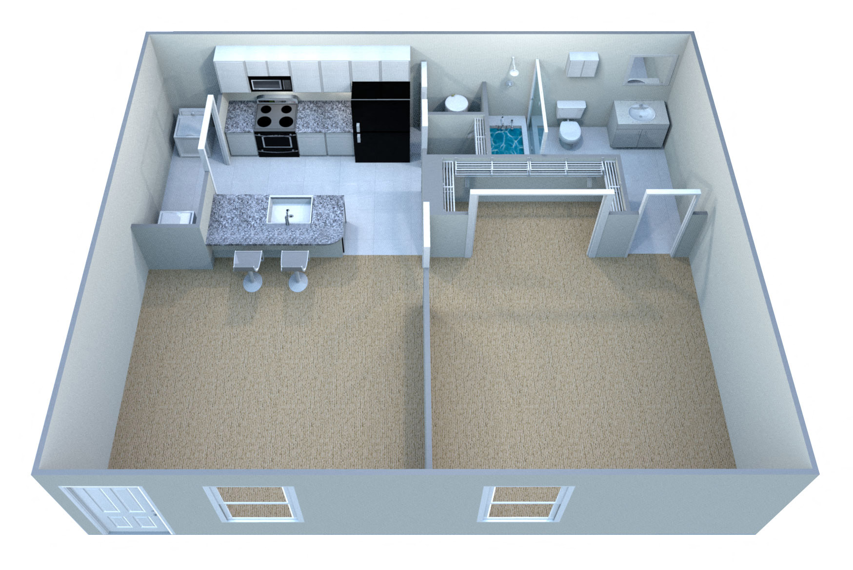 Suite A Floorplan